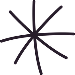 Snowflake Lined Doodle