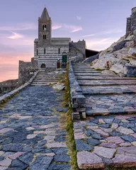 Fototapete Rund Beautiful landscape in Porto Venere, Liguria, Italy © Pablo Meilan
