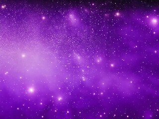 Fototapeta premium Digital purple particles wave and light abstract background AI generated