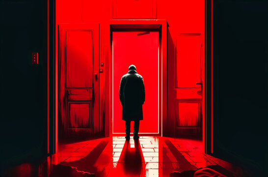 The Red Door: Captivating Poster Image