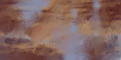 water in the pool. Watercolor horizontal background. Digital painting.