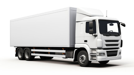 Transportation marketing with a Eurotruck mockup for advertising.