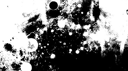 Dots halftone white and black pattern grunge texture background. Halftone distorted grunge texture. Overlay grunge texture. Distressed effect.