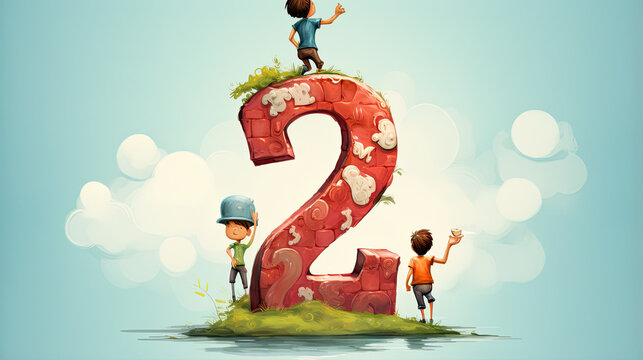 A playful take on the number 2