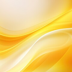 Yellow wavy abstract background for design
