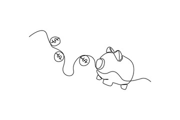 Simple minimalist concept of Money Related Vector Line Icons. Contains such Icons as Wallet, ATM, Bundle of Money, Hand with a Coin and more. Editable Stroke.