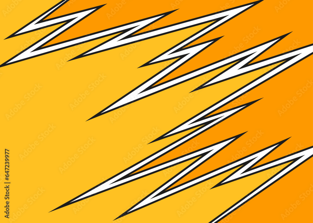 Poster two sided backgrounds separated with zigzag line pattern. colorful zigzag background