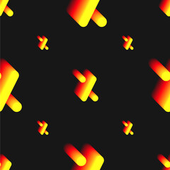 Black Friday seamless pattern. Burning discounts