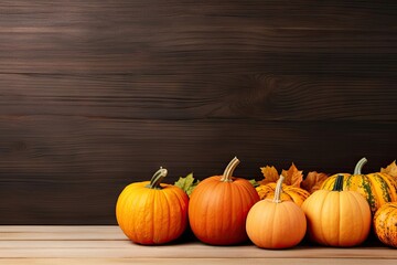 A group of small pumpkins