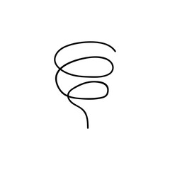 abstract doodle line art