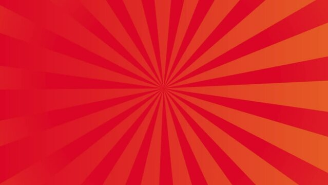 Abstract Comic Zoom Sunlight Design Color video