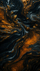 Obraz premium Full screen background with a black marbling