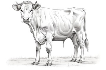 Cow on the field