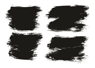 Round Brush Thin Short Background Artist Brush High Detail Abstract Vector Background Set 