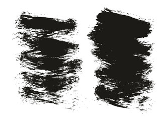 Round Brush Thin Short Background Artist Brush High Detail Abstract Vector Background Set 