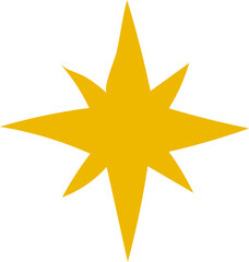 Obraz premium Star Silhouette Icon