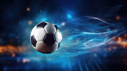 Soccer ball blue light technology