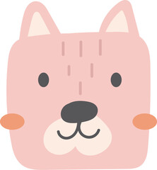 Dog Face Cartoon