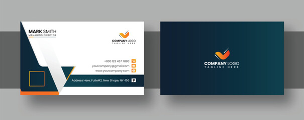 Modern and Creative visiting card design, Professional Business card template, corporate, vector, elegent business card