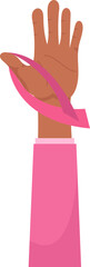 Breast Cancer Awareness Hand
