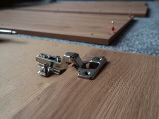 Assembly of new furniture. Spare parts for furniture assembly.