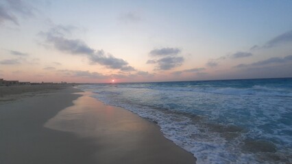 Fototapeta premium sunset over the sea