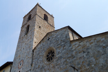 Fototapeta na wymiar Cathedral of Camaiore, Tuscany, Italy