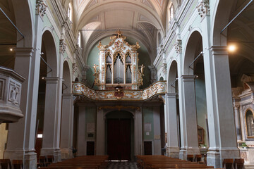 Fototapeta na wymiar Cathedral of Camaiore, Tuscany, Italy