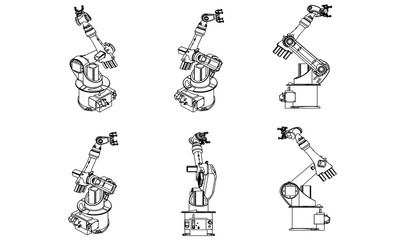 robotic arm for industry automation