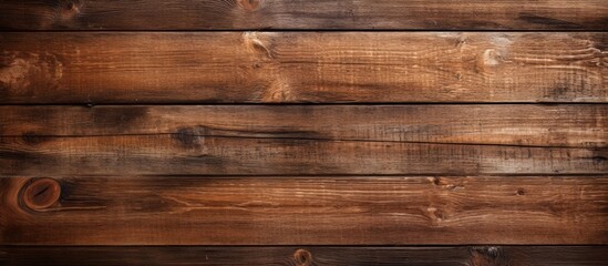 Naklejka premium Brown board background with a texture resembling wood
