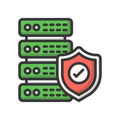 Data centre Vector Icon

