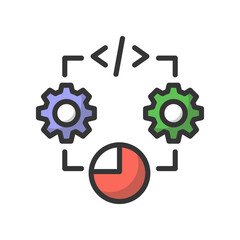 Coding preferences Vector Icon

