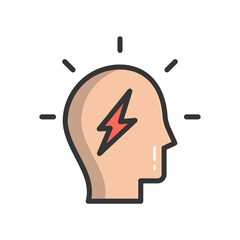 Brainstorming Vector Icon

