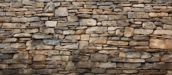 Background made of stone wall - Powered by Adobe