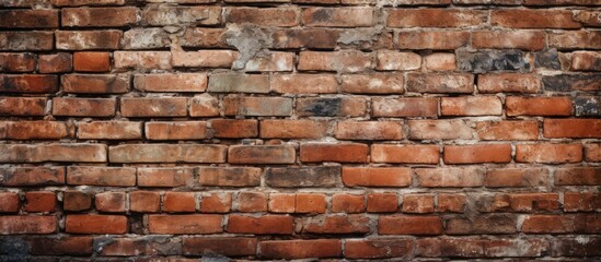 Obraz premium Brick wall with space for text or image