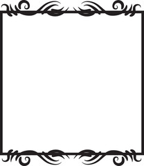decorative square border frame outline