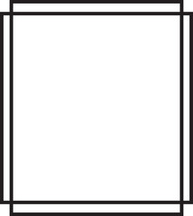 decorative square border frame outline