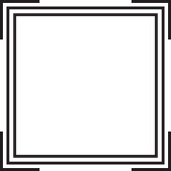 decorative square border frame outline