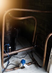Condenser Piping refrigeration equipment. Condensing units for refrigeration systems. compressor...