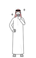 Senior Muslim Man in a confident pose.