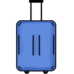 travel suitcase with a suitcase