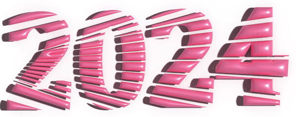 3D colorful Happy New Year 2024 Grunge Black And White Urban Vector Texture Template. Dark Messy Dust Overlay Distress Background