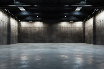 empty warehouse, generative ai 