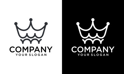 Crown wing typography