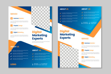 Corporate book cover design, flyer template design set, business brochure, design elements, annual report, portfolio, magazine, poster, modern presentation, a4 size banner template design