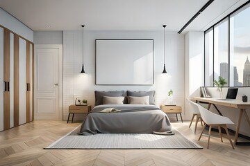 Naklejka na ściany i meble luxury apartment comfortable suite lounge
