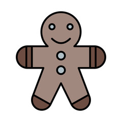 Gingerbread Man Icon Design