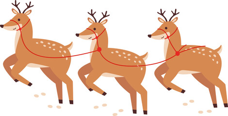 Santa Claus Reindeer © Mykola Syvak