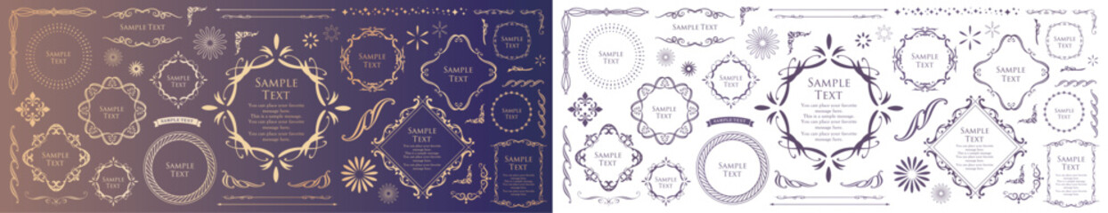 ロマンチックでゴージャスな大人かわいいアンティークフレーム	
