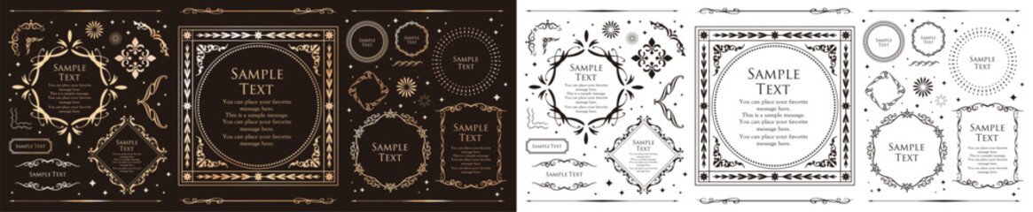 ロマンチックでゴージャスな大人かわいいアンティークフレーム	
